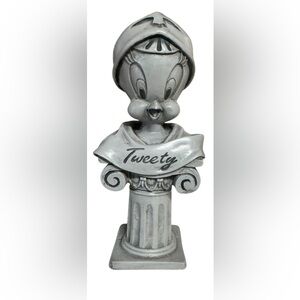 1995 Warner Bros Looney Tunes Tweety Roman Emperor Figurine Statue Preowned